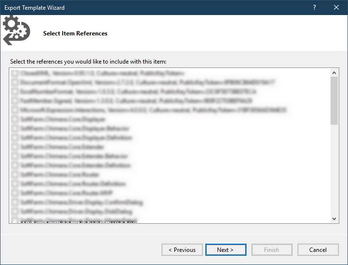 Chose Item Reference